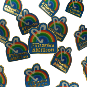 #ThanksAMillion Badge