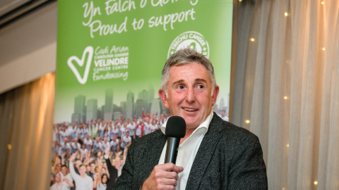 Velindre President Jonathan Davies OBE named in King’s New Year’s Honours List. Image